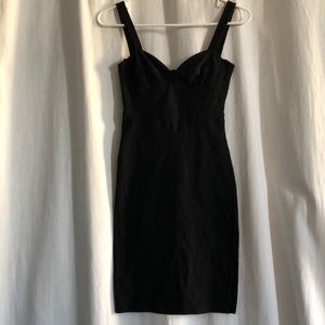 NWOT Sexy Bodycon Mini Black Dress